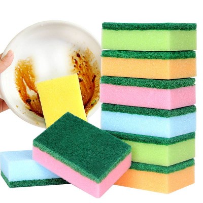 Nylon Non-scratch Dish Washing Kitchen Scouring Pads Pu Sponge