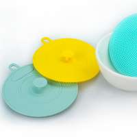 Silicone Sponge Dish Scrubber Food-Grade Kitchen Sponges, Dishwashing Sponge Brush